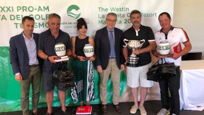 Image: Alcaidesa Golf winning team of the XXI edition of the Pro Am Costa del Golf Tourism at The Westin La Quinta Golf  | La Hacienda Alcaidesa Links Golf Resort